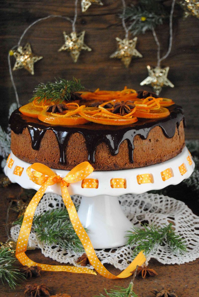 Czekoladowo- pomarańczowy sernik Czekoladowo- pomarańczowy sernik