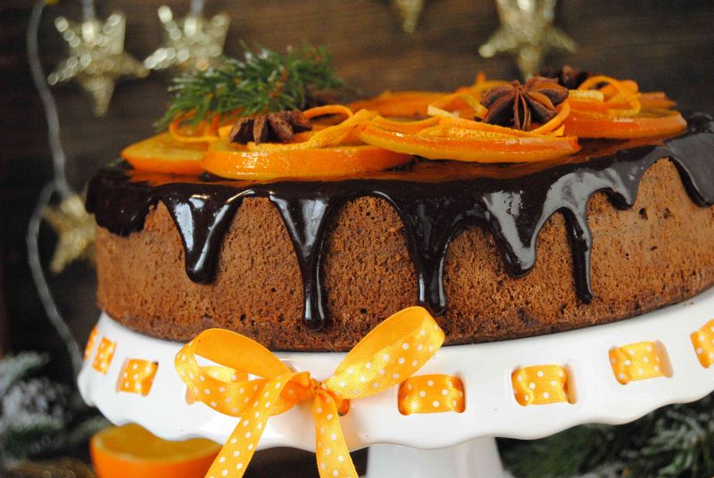 Czekoladowo- pomarańczowy sernik Czekoladowo- pomarańczowy sernik