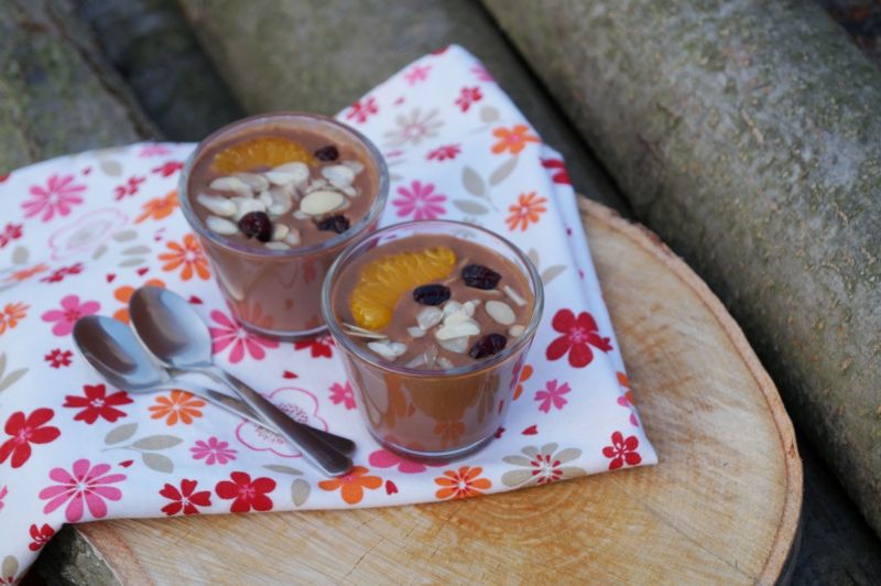 Czekoladowy budyń jaglany