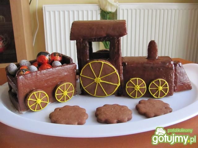 Czekoladowy pociąg jako alternatywy tort
