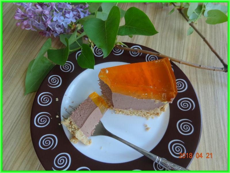 Czekoladowy serniczek na zimno