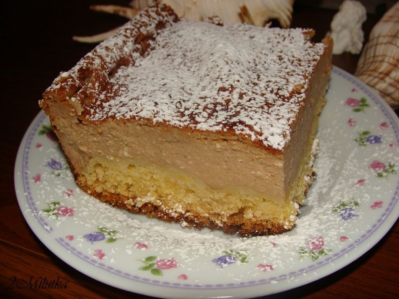 Czekoladowy sernik na kruchym cieście Czekoladowy sernik na kruchym cieście
