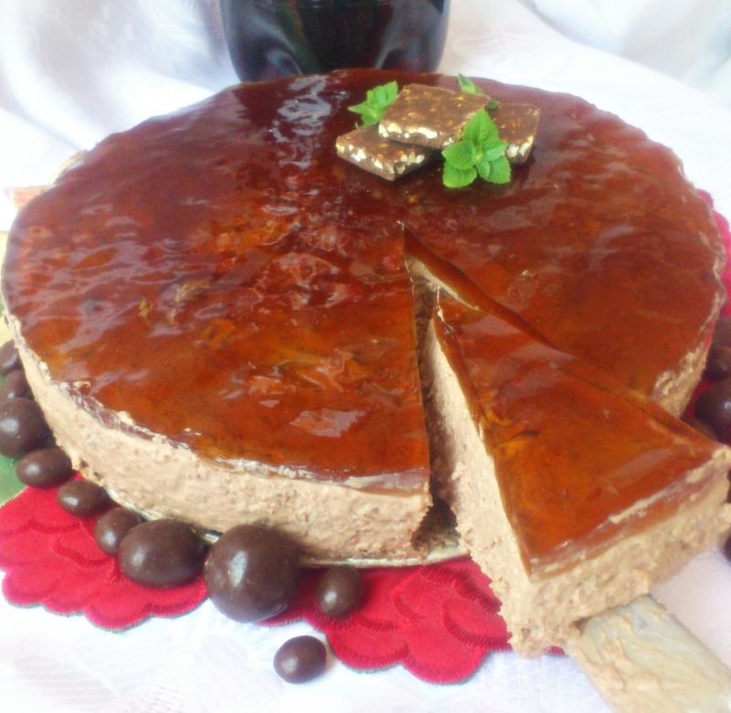 Czekoladowy sernik na zimno z colą wg Di