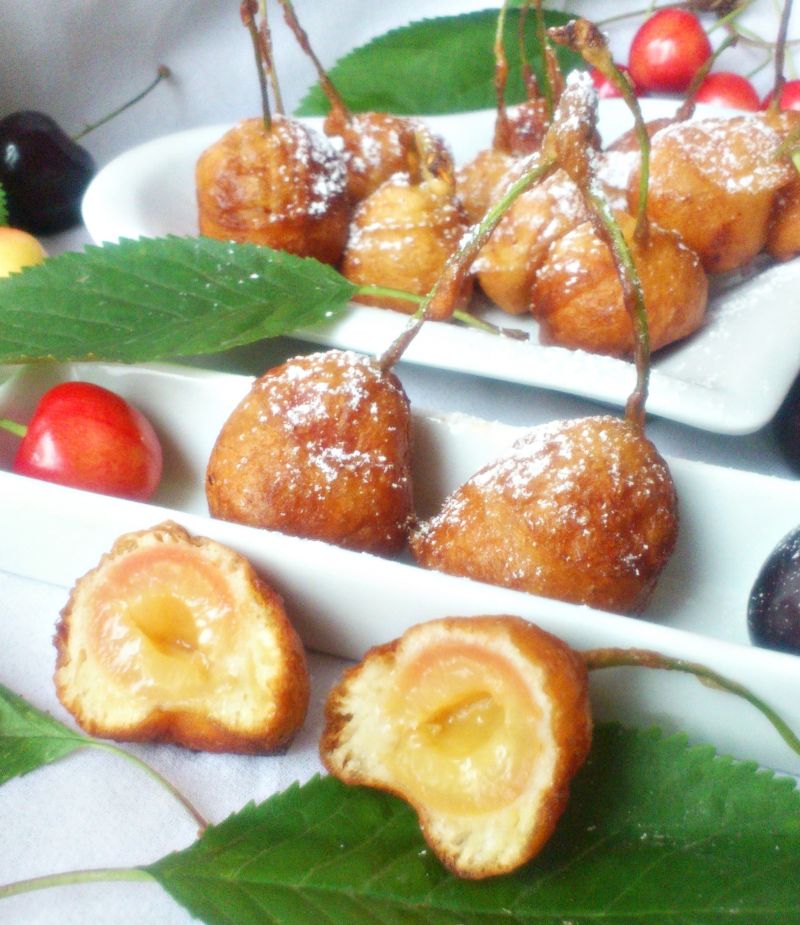 Czereśnie w cieście drożdżowym wg Di