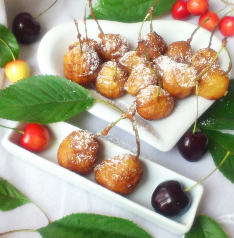 Czereśnie w cieście drożdżowym wg Di