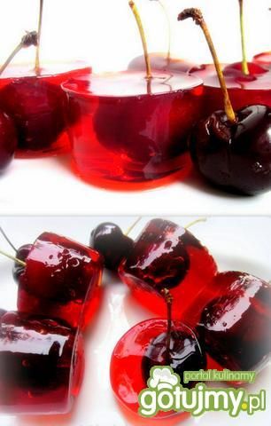 Czereśnie w galaretce wiśniowej Czereśnie w galaretce wiśniowej