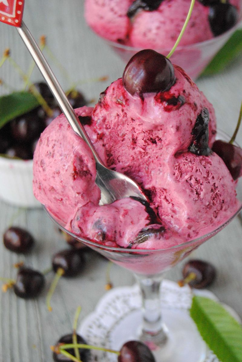 Czereśniowe lody