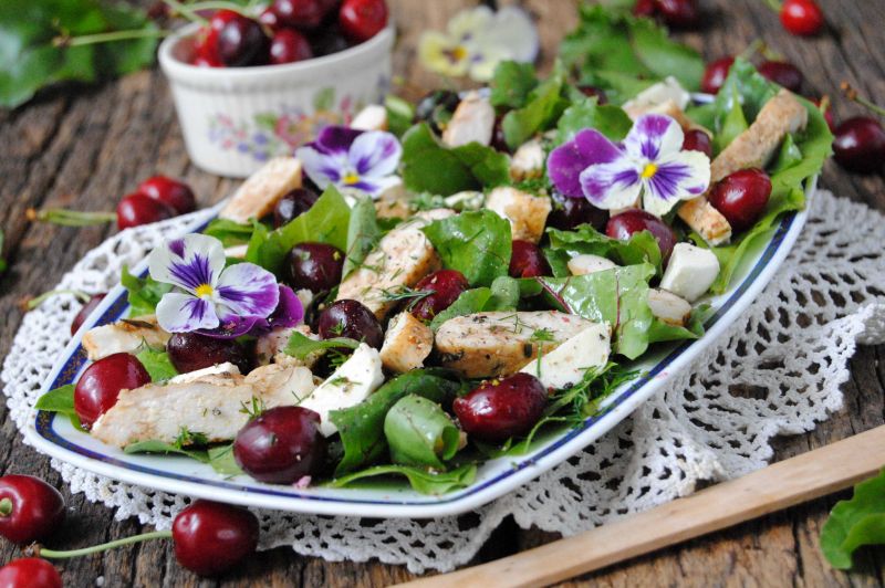 Czereśniowo- botwinkowa sałatka