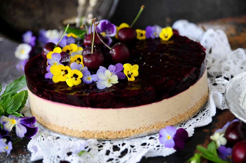 Czereśniowo- kawowa straciatella