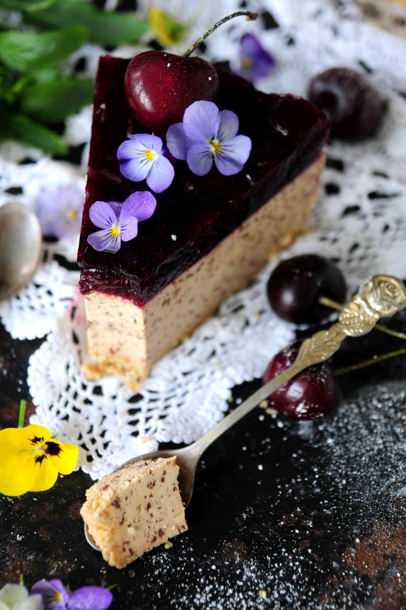 Czereśniowo- kawowa straciatella