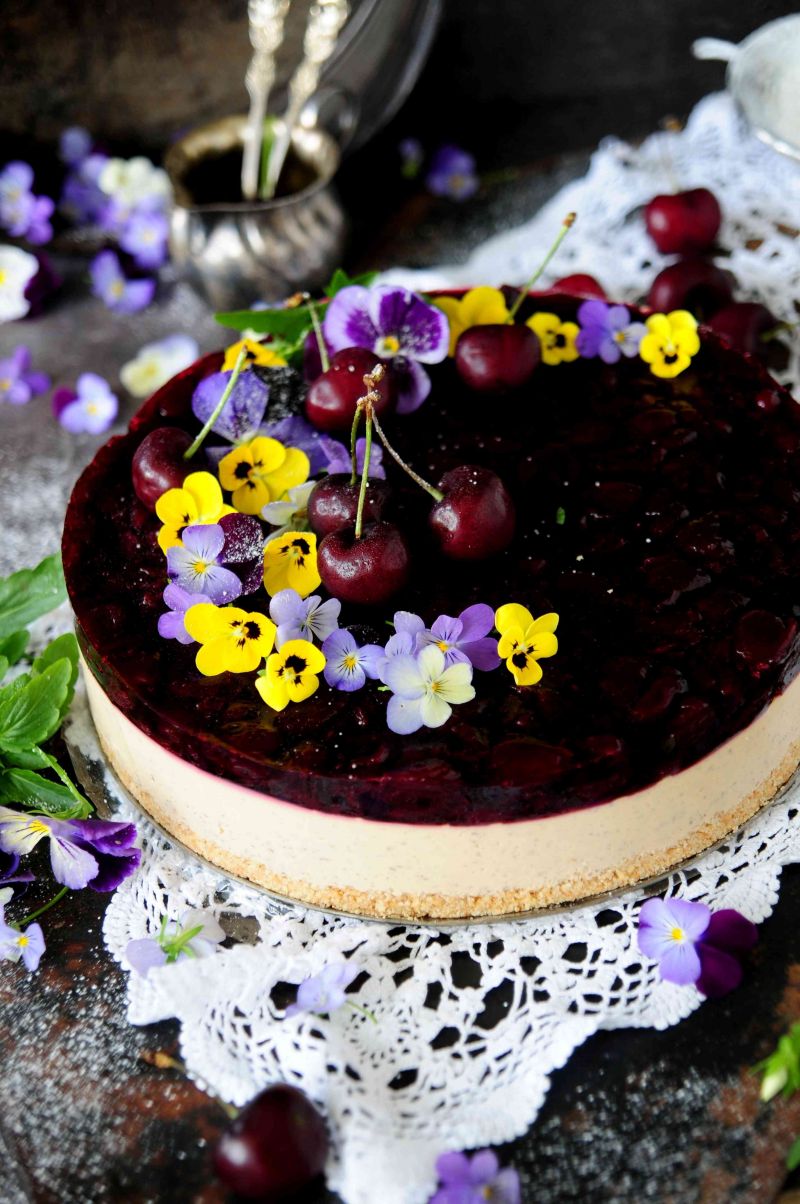 Czereśniowo- kawowa straciatella