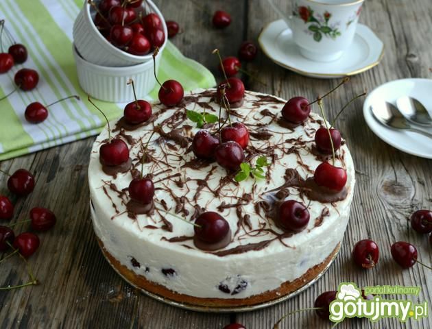 Czereśniowy sernik na zimno Czereśniowy sernik na zimno