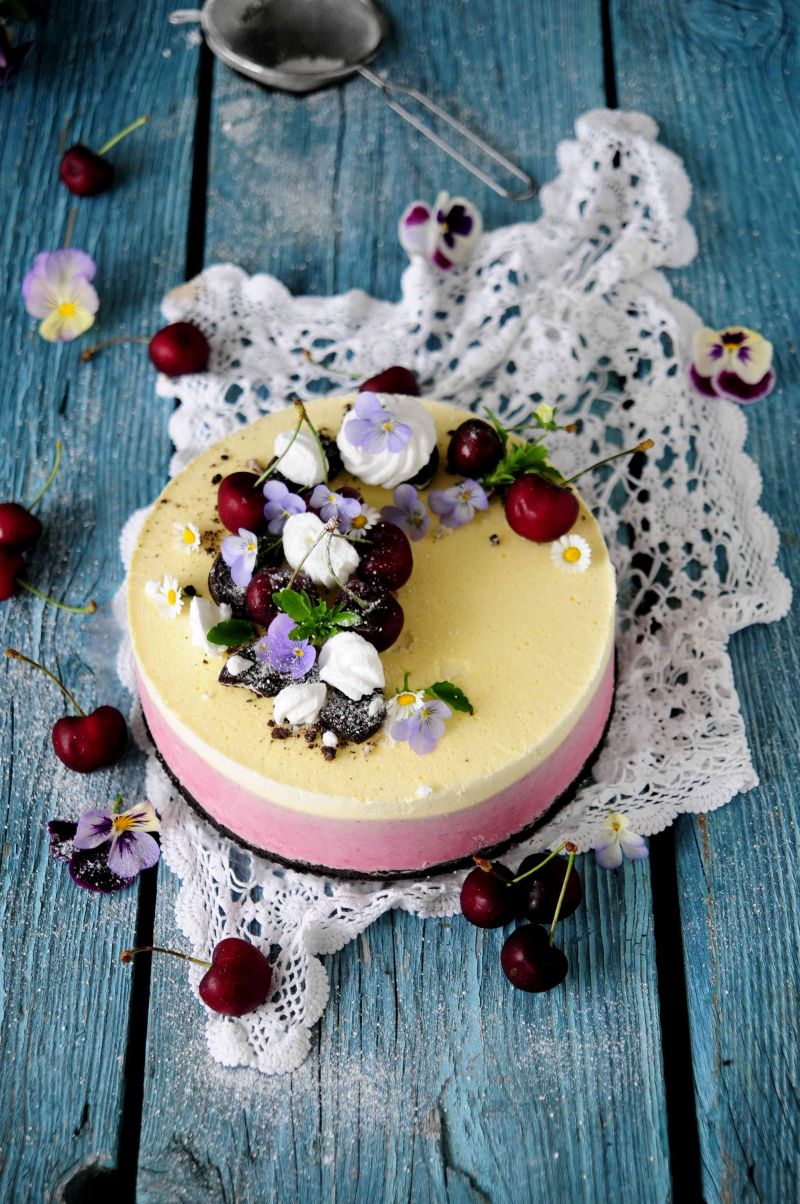 Czereśniowy tort lodowy Czereśniowy tort lodowy