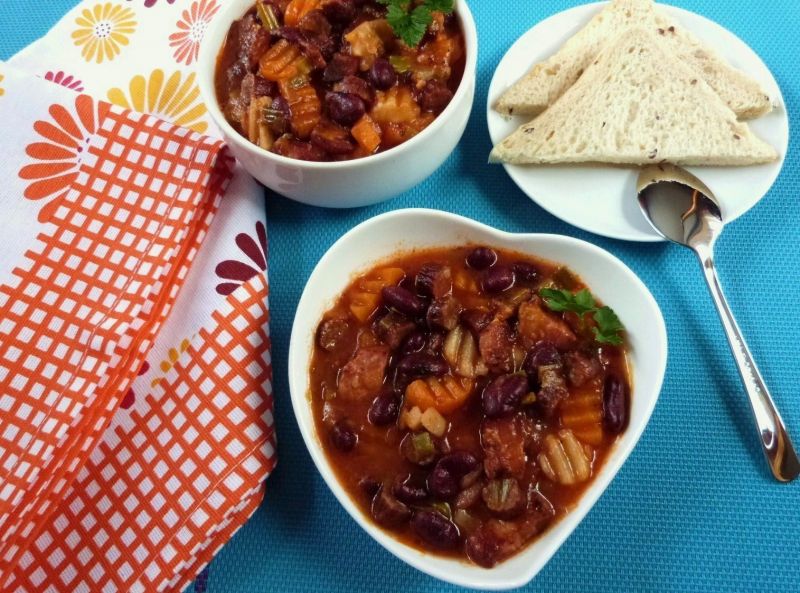 Czerwona fasola z warzywami Czerwona fasola z warzywami