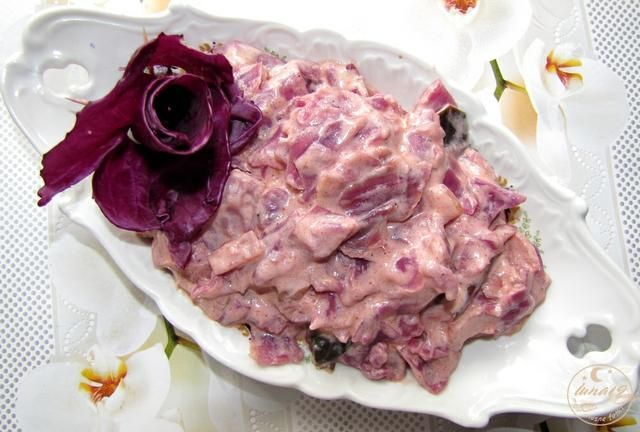 Czerwona kapusta w śmietanie