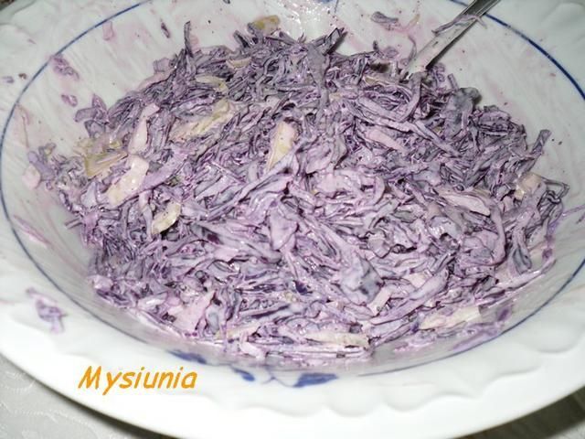 czerwona kapusta z cebula 