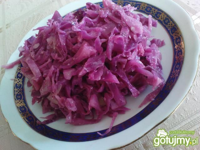 Czerwona kapusta z chrzanem