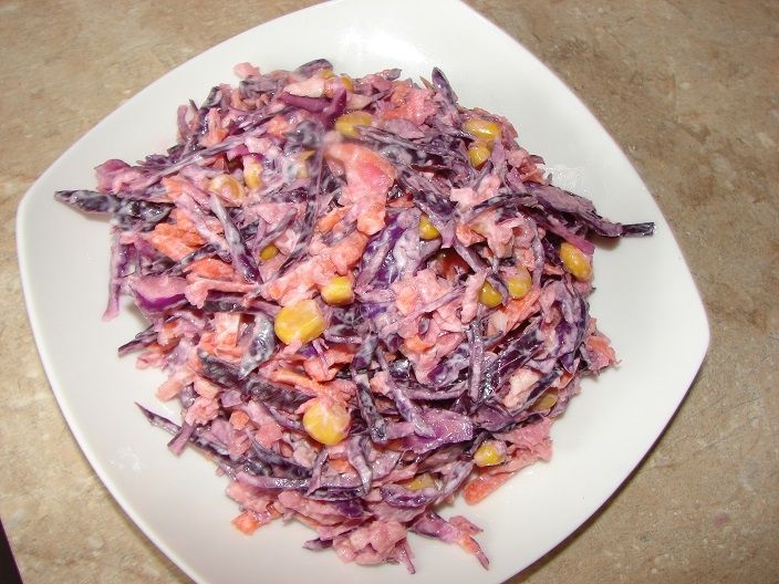 Czerwona kapusta z dodatkami