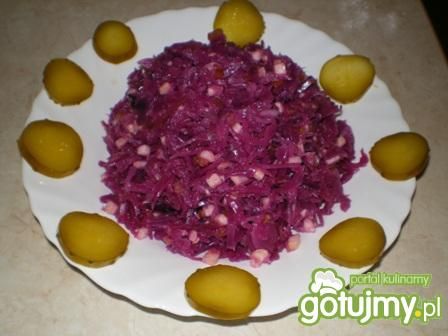 Czerwona kapusta z jabłkiem