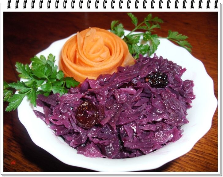 Czerwona kapusta z żurawiną Eli