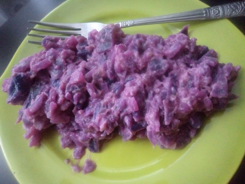 Czerwona kapusta ze śmietaną