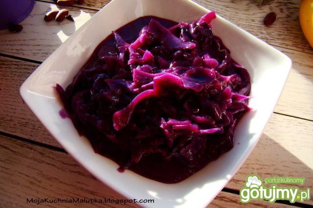 Czerwona kapustka w śmietanie  Czerwona kapustka w śmietanie