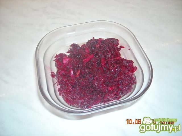 Czerwone buraczki z papryką