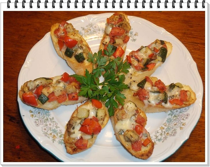 Czosnkowe grzanki Eli z ratatuj