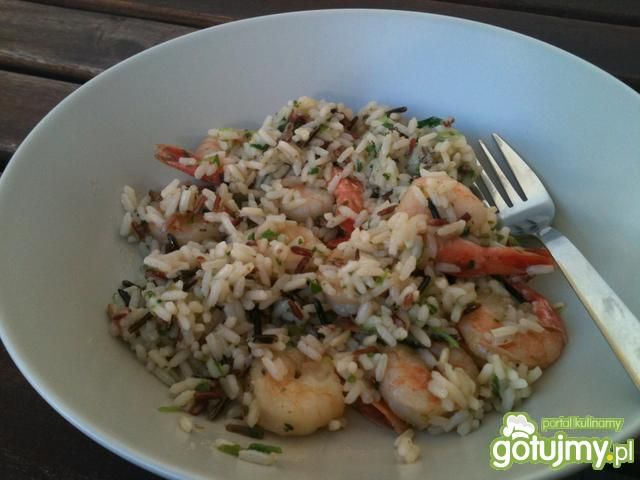 czosnkowe krewetki z ryżem PALCE LIZAĆ;) czosnkowe krewetki z ryżem PALCE LIZAĆ;)