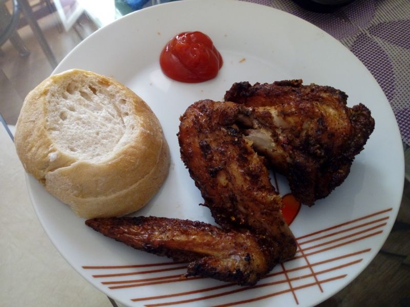 Czosnkowo - paprykowe skrzydełka z grilla