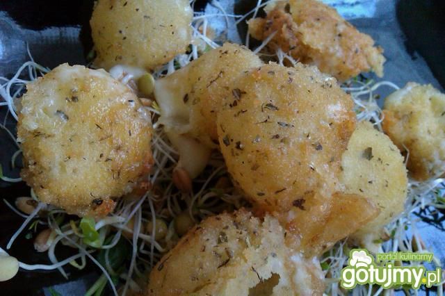 Czosnkowo- ziołowa mini mozzarella Czosnkowo- ziołowa mini mozzarella