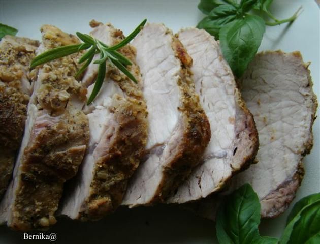 Czosnkowy schab z rękawa Czosnkowy schab z rękawa