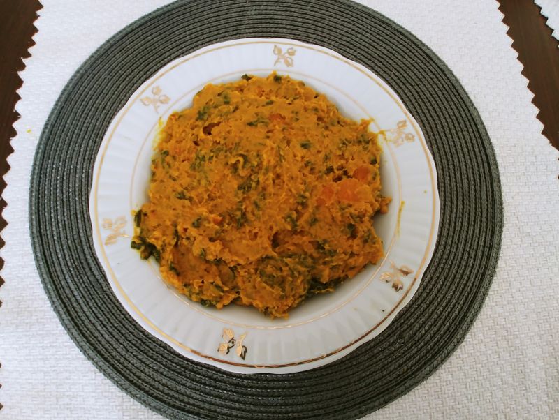 Dal z dynią i krewetkami Dal z dynią i krewetkami