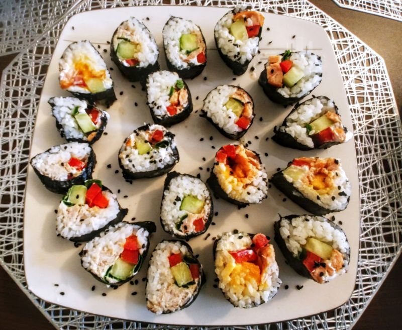 Przepis Domowe sushi przepis Gotujmy.pl