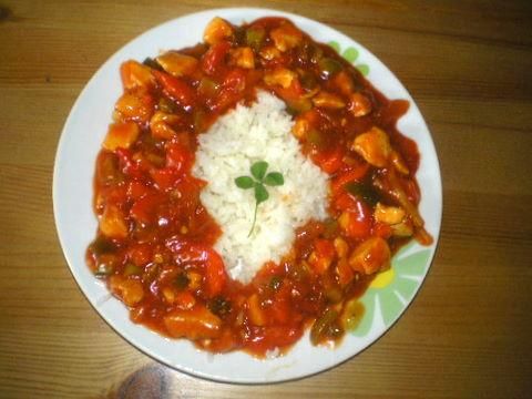 Danie Chińskie z kurczakiem Danie Chińskie z kurczakiem