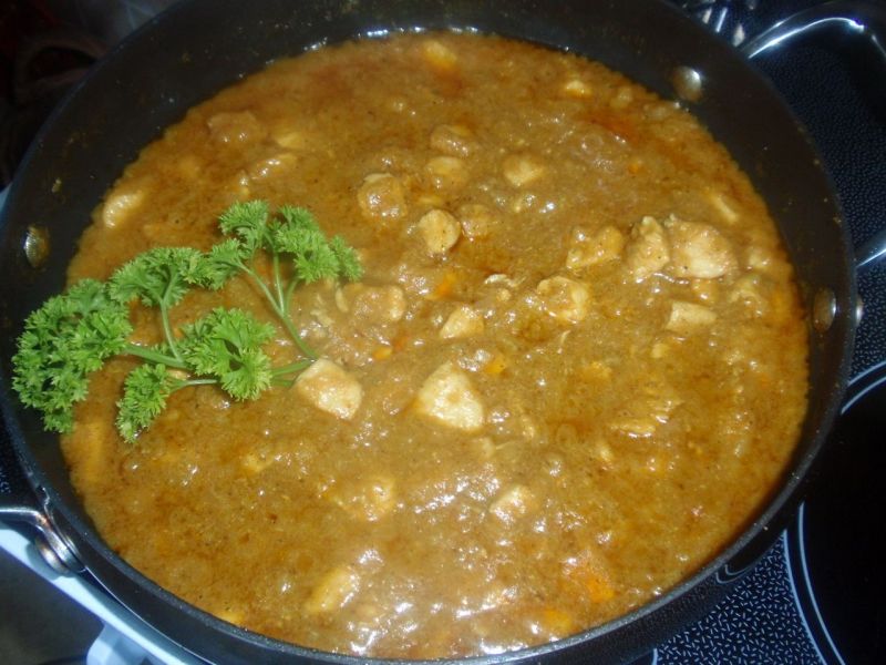 Danie  drobiowo bananowe Danie  drobiowo bananowe