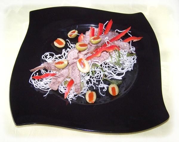 Danie na ryżowo-ziołowej chmurce.