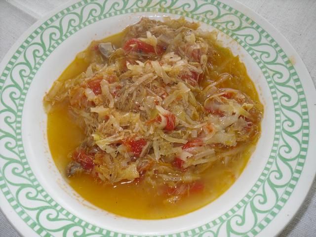 danie z białej kapusty