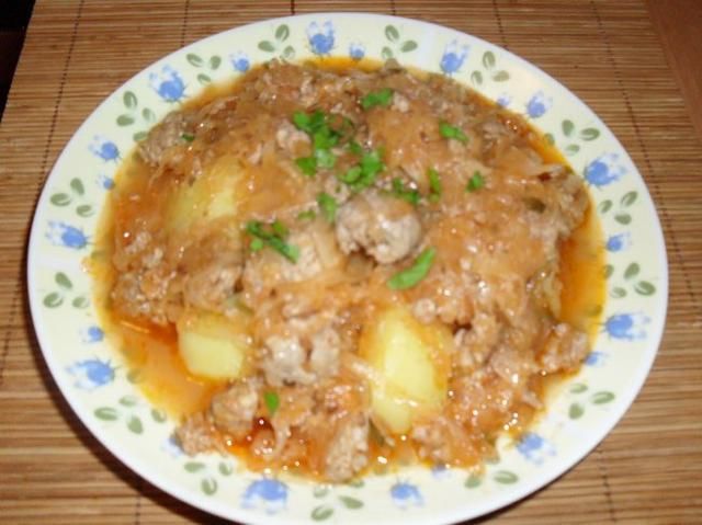 Danko z kiszonej kapusty.