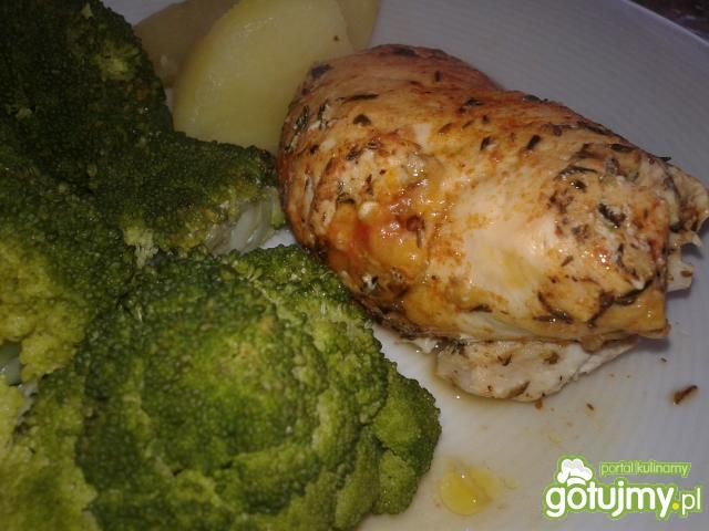 De volaille na parze z pomidorami De volaille na parze z pomidorami