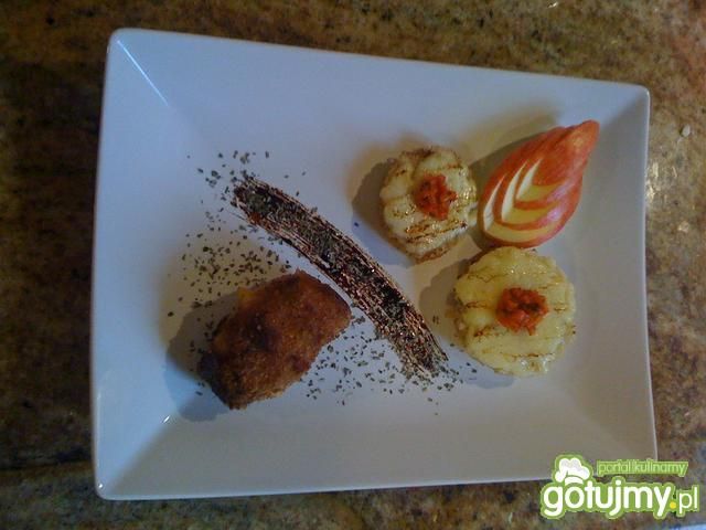 De volaille podany z grzankami