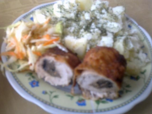 De volaille z pieczarkami