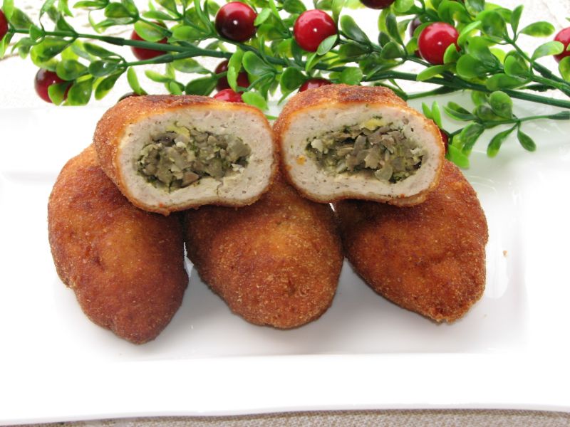 De volaille z pieczarkami i jajkiem De volaille z pieczarkami i jajkiem