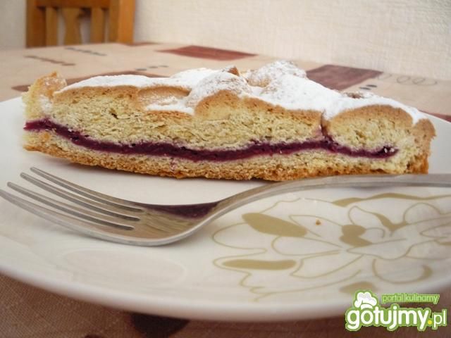 Delikatna tarta z kratką Delikatna tarta z kratką