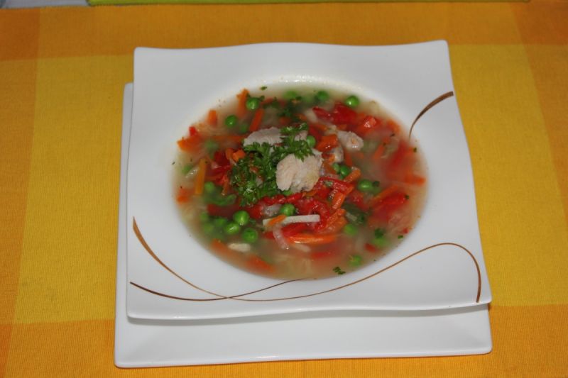 Delikatna zupa z indyka 