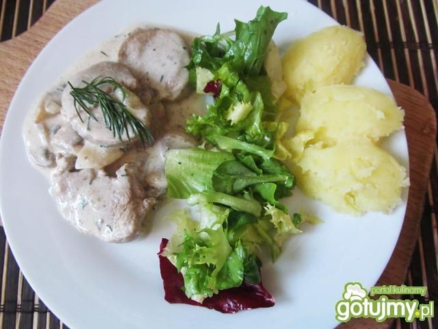 Delikatne polędwiczki w sosie Delikatne polędwiczki w sosie
