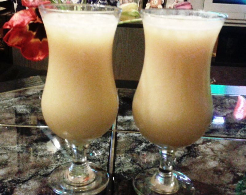 Delikatny drink bananowy