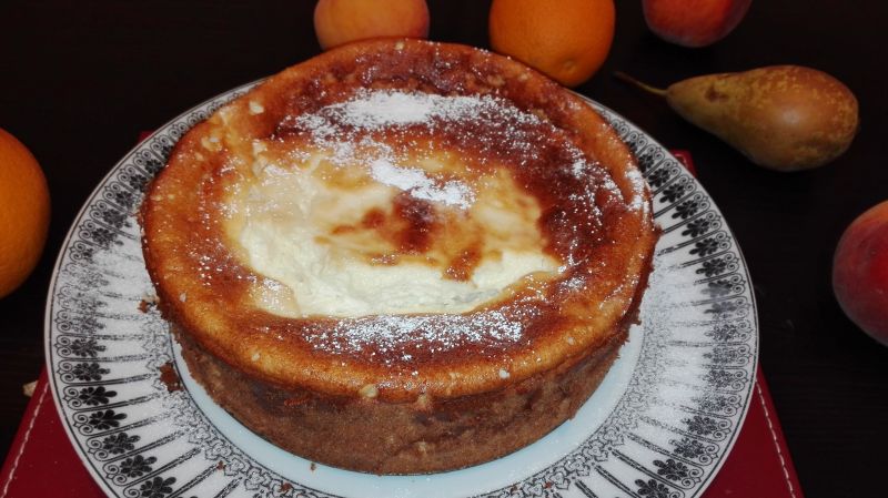 Delikatny sernik slim na mące ryżowej Delikatny sernik slim na mące ryżowej