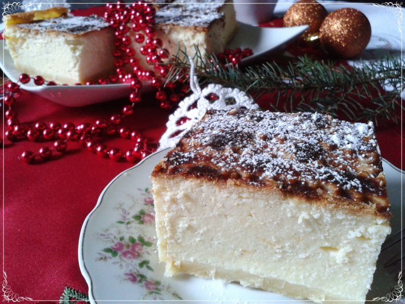 Delikatny sernik waniliowy 