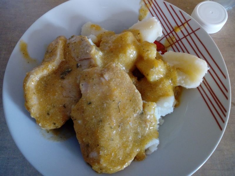 Delikatny sos ze schabu Delikatny sos ze schabu